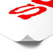 Je hebt Served Badminton Poster (Hoek)