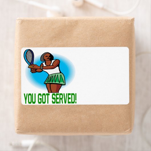 Je hebt Served Etiket (Insitu)