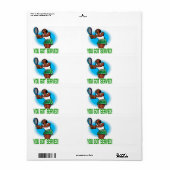 Je hebt Served Etiket (Full Sheet)