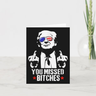 Je hebt Shirt gemist, je hebt Trump 2024 gemist Kaart