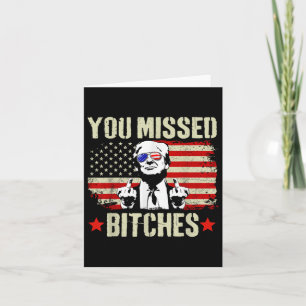Je hebt Shirt gemist, je hebt Trump 2024 gemist Kaart
