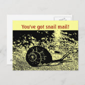 Je hebt slakkenpost! briefkaart (Voorkant / Achterkant)