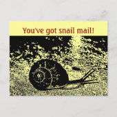 Je hebt slakkenpost! briefkaart (Voorkant)