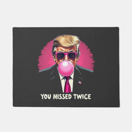 Je hebt twee keer de Trump-verkiezing 2024 gemist Deurmat (Voorkant)