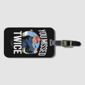 Je hebt twee keer gemist Golf 2024 stem Trump heef Bagagelabel (Voorkant (horizontaal))