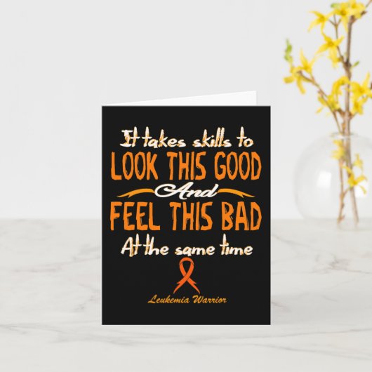 Je hebt vaardigheden nodig om er zo goed uit te zi kaart (Gele Bloem)