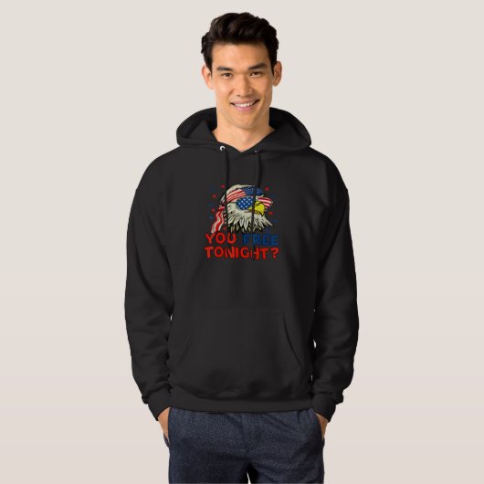 Je hebt vanavond vrijgelaten, Eagle Mullet Amerika Hoodie (Voorkant volledig)