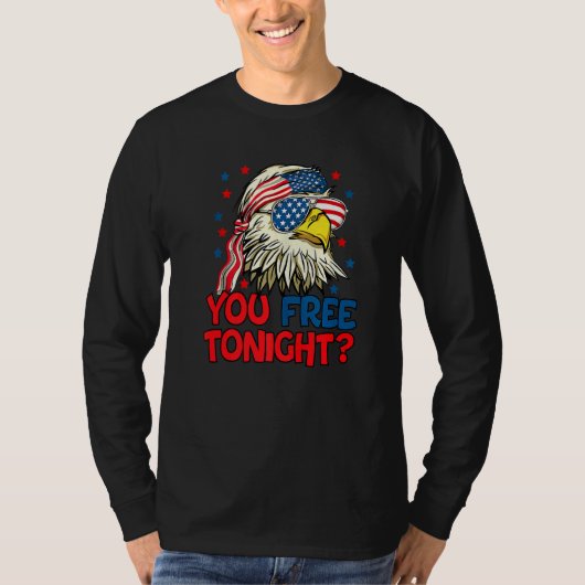 Je hebt vanavond vrijgelaten, Eagle Mullet Amerika T-shirt (Voorkant)