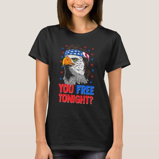 Je hebt vanavond vrijgelaten, Eagle Mullet Amerika T-shirt (Voorkant)