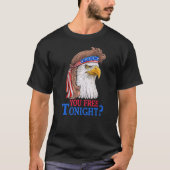 Je hebt vanavond vrijgelaten, Eagle Mullet Amerika T-shirt (Voorkant)
