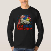 Je hebt vanavond vrijgelaten, Eagle Mullet Amerika T-shirt (Voorkant)