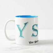 Je hebt verloren. tweekleurige koffiemok (Links)