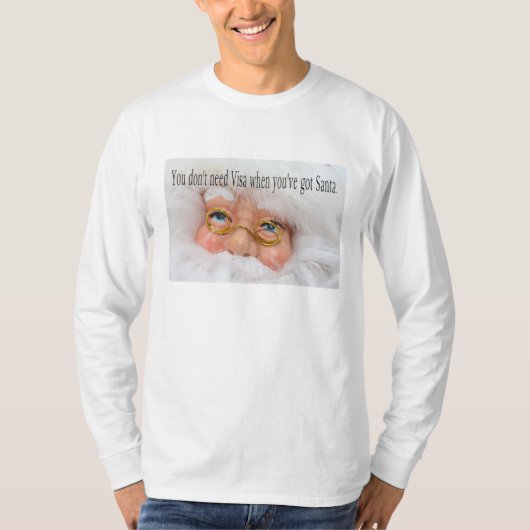 Je hebt Visa niet nodig... Ugly kerstkeuken T-shirt (Voorkant)