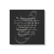 Je hebt vleugels Rumi wijsheid