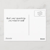 "Je hebt voor hem gestemd"-kaart Briefkaart (Achterkant)