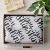 Je hebt weefselpapier tissuepapier (Geschenk)