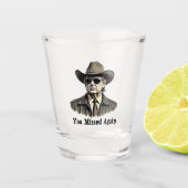 Je hebt weer de verkiezing van Cowboy Trump gemist Shot Glas (Voorkant)