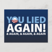 Je hebt weer geleefd. briefkaart (Voorkant)