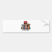 Je hebt weer gemist Red de huisdieren Trump Verkie Bumpersticker (Voorkant)