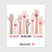 Je hebt zin in bevestigingselement sticker (Vel)