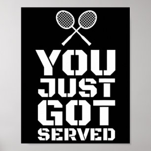 Je hebt zojuist Quote Shuttle Gift Badminton opged Poster