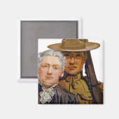 Je helpt mijn jongen de oorlog te winnen magneet (Voorkant / Achterkant)