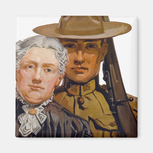 Je helpt mijn jongen de oorlog te winnen magneet (Voorkant)