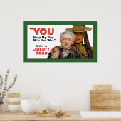 Je helpt mijn jongen de oorlog te winnen poster (Keuken)