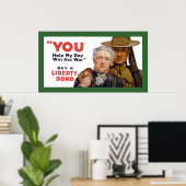 Je helpt mijn jongen de oorlog te winnen poster (Thuiskantoor)