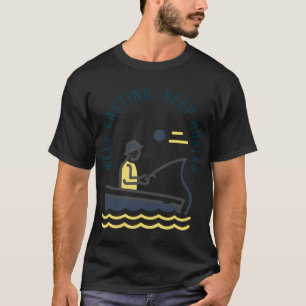 Je hengel is je toverstok. Blijf vissen, blijf hoo T-shirt