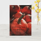 Je Herfst verjaardag vieren Kaart (Gele Bloem)