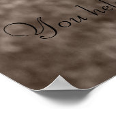 Je hield mijn hand even vast, je zal... poster (Hoek)