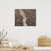 Je hield mijn hand even vast, je zal... poster (Keuken)