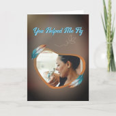 Je hielp me vliegen Schattige huisdier Moederdag Feestdagen Kaart (Voorkant)