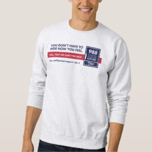 Je hoeft Crewneck niet te verbergen Trui