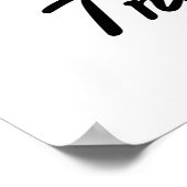 Je hoeft hier niet gek te zijn poster (Hoek)