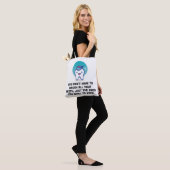 Je hoeft niet al je tanden te penselen tote bag (Op model)