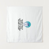 Je hoeft niet al je tanden te penselen wandkleed (Voorkant (horizontaal))