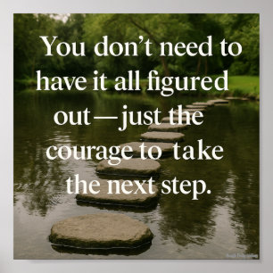 Je hoeft niet alles te hebben uitgezocht poster