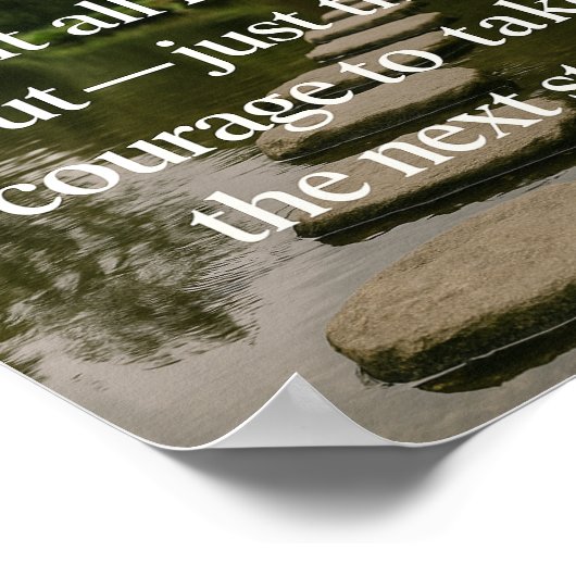 Je hoeft niet alles te hebben uitgezocht poster (Hoek)