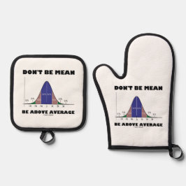 Je hoeft niet boven de gemiddelde Humor voor STAND Ovenwant & Pannenlap Set