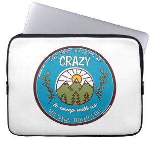 Je hoeft niet gek te zijn om met ons mee te gaan laptop sleeve