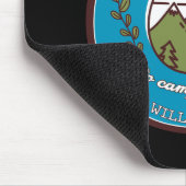 Je hoeft niet gek te zijn om met ons mee te gaan muismat (Hoek)