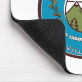 Je hoeft niet gek te zijn om met ons mee te gaan muismat (Hoek)