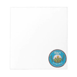 Je hoeft niet gek te zijn om met ons mee te gaan notitieblok