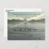 Je hoeft niet geweldig te zijn briefkaart (Voorkant / Achterkant)