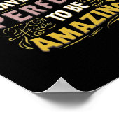 Je hoeft niet perfect te zijn om een geweldige Sti Poster (Hoek)