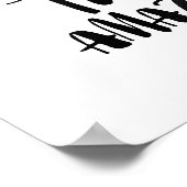 Je hoeft niet perfect te zijn om geweldig te zijn poster (Hoek)