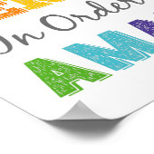 Je hoeft niet perfect te zijn om geweldig te zijn poster (Hoek)