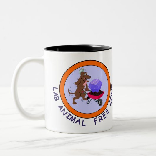 Je hoeft niet te experimenteren met... tweekleurige koffiemok (Links)